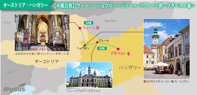 ツアー行程地図