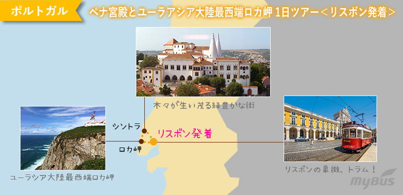 ツアー行程地図