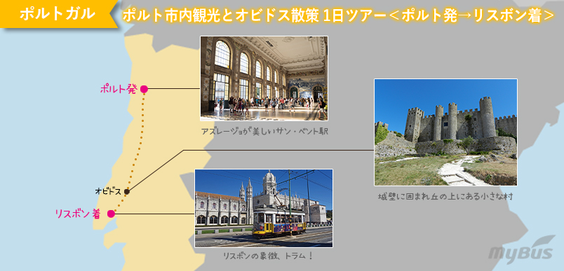 ツアー行程地図