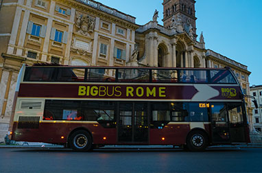 ローマのBIG BUSナイトツアー