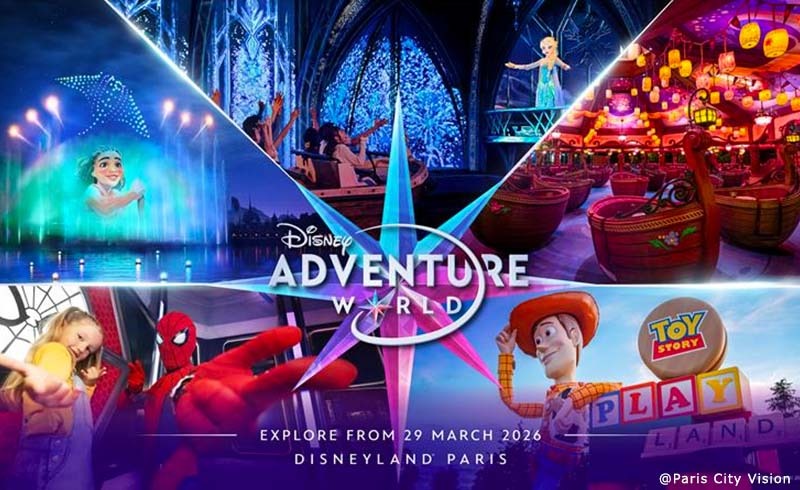 パリシティヴィジョン社催行】ディズニーランド®パリ 1日パーク