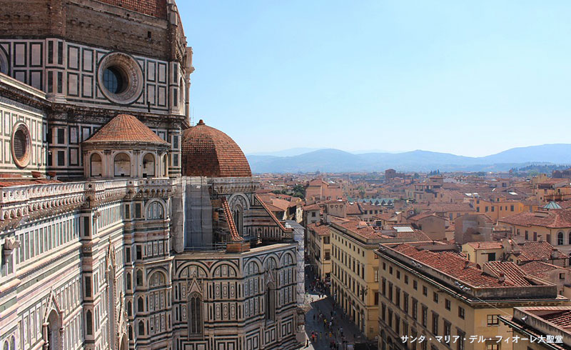 ウフィッツィ美術館入場とミケランジェロ広場から絶景パノラマ