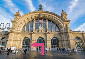 フランクフルト フランクフルト中央駅ツーリストインフォメーション前マイバスヨーロッパ Mybuseurope